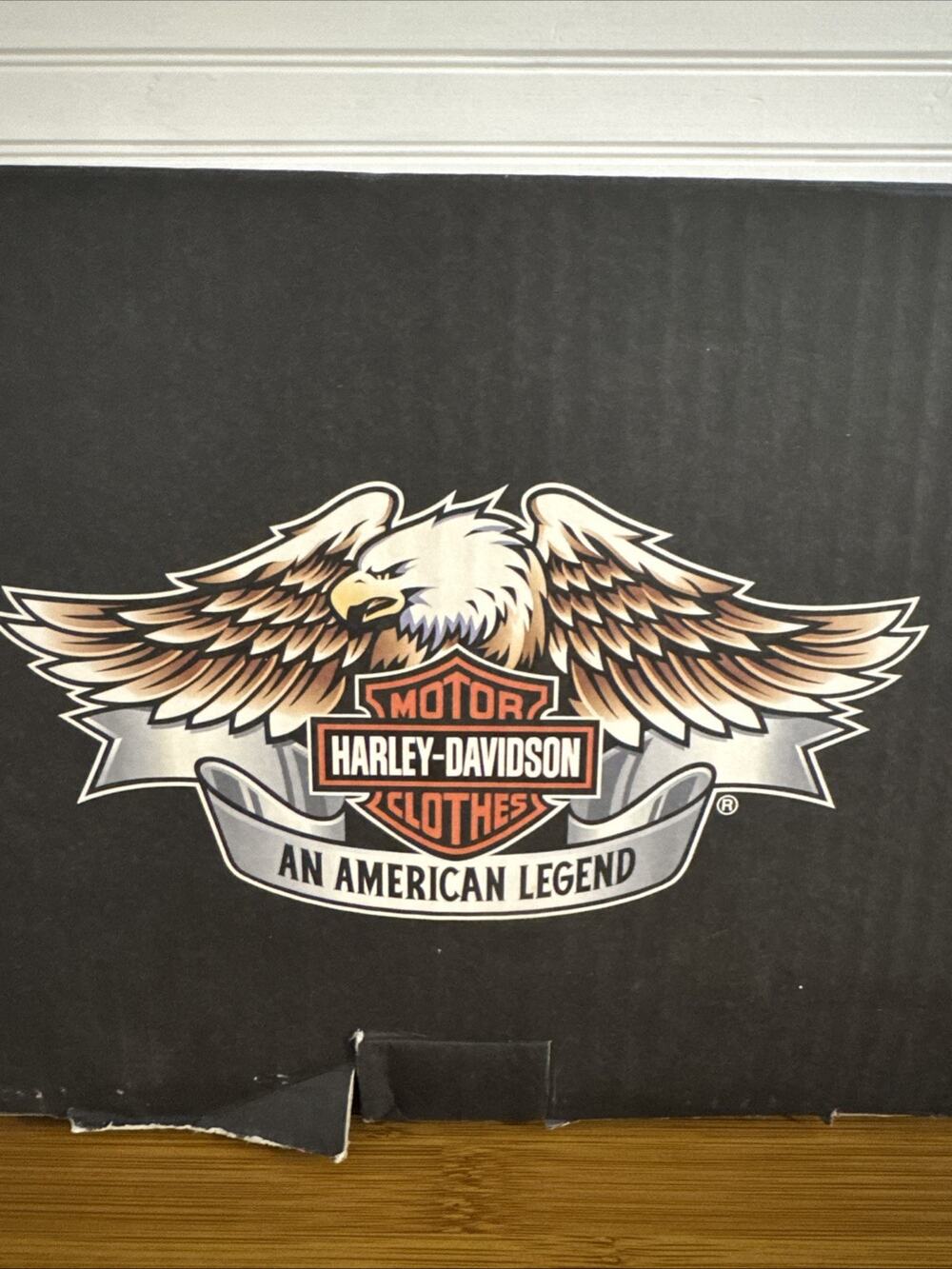 Harley Davidson 4 Cocktail Glass And Ice Bucket Set - Used In Original Box